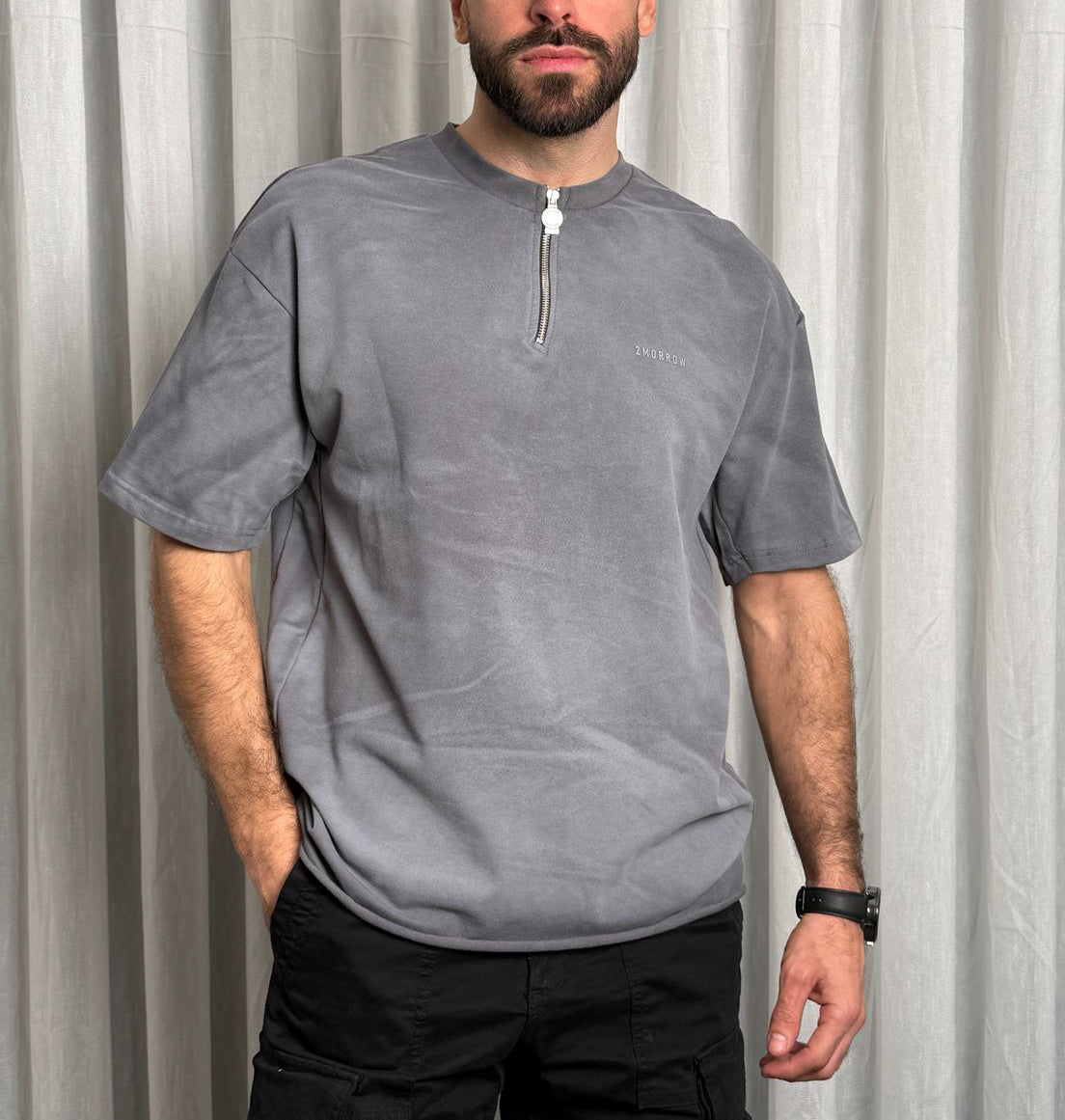 Half Zip- Shirt