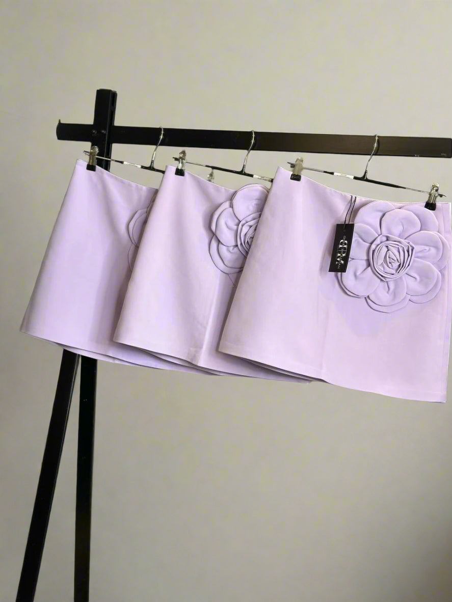Flora Crop and Skirt Set