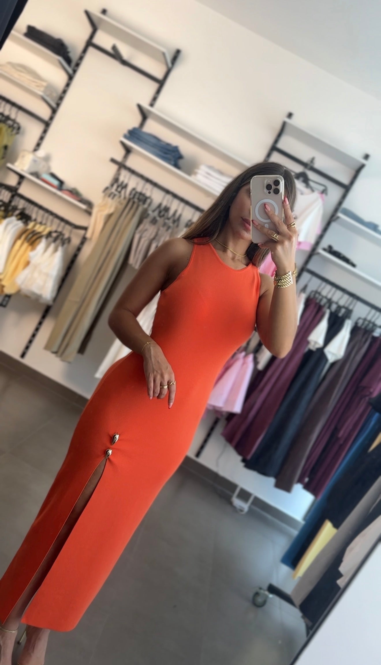 Caline long dress