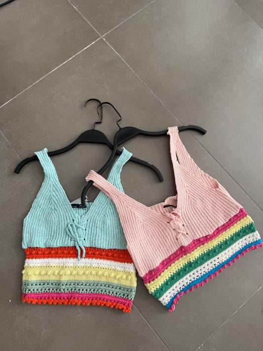 Rainbow top