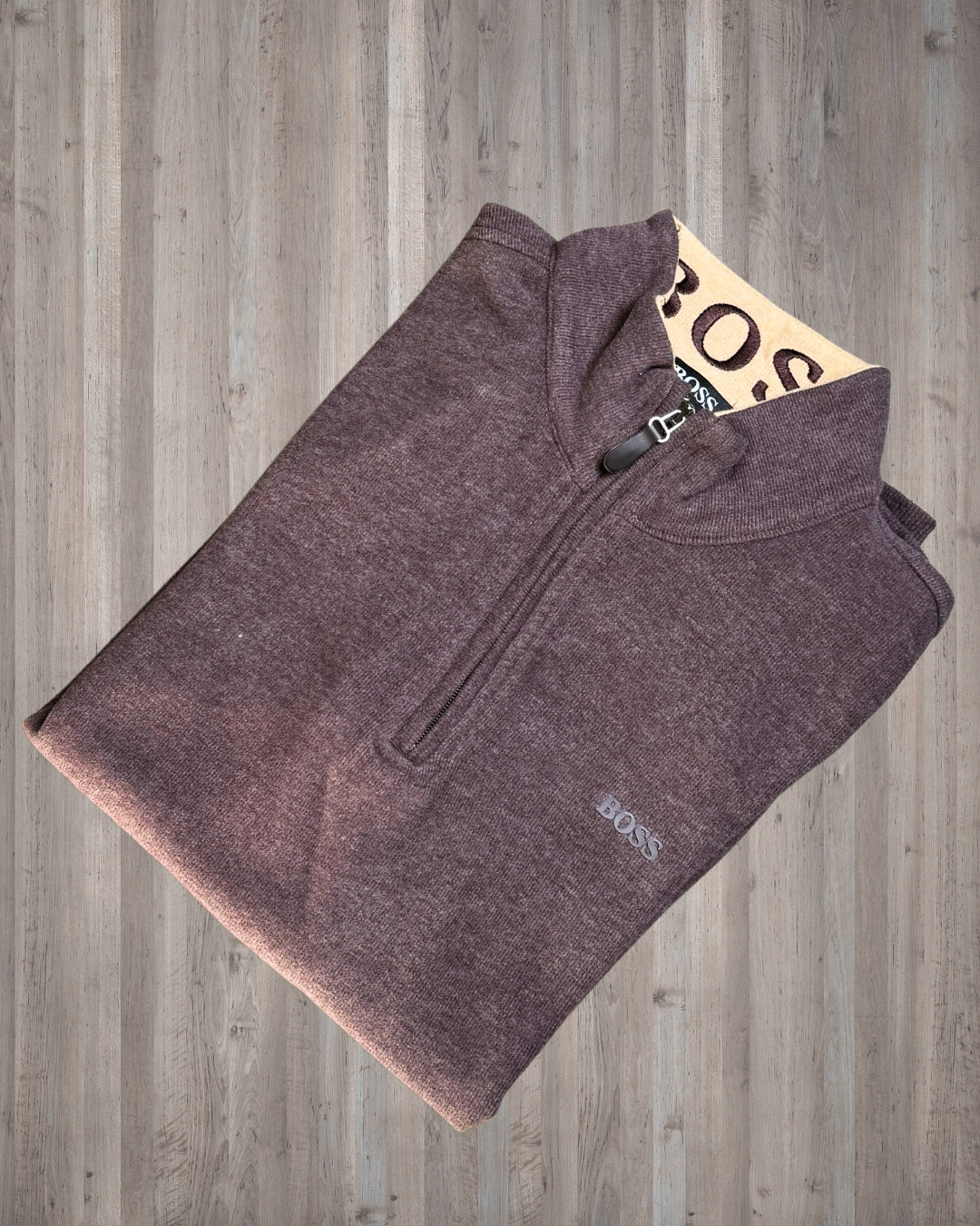 Boss sweatshirt half zipper