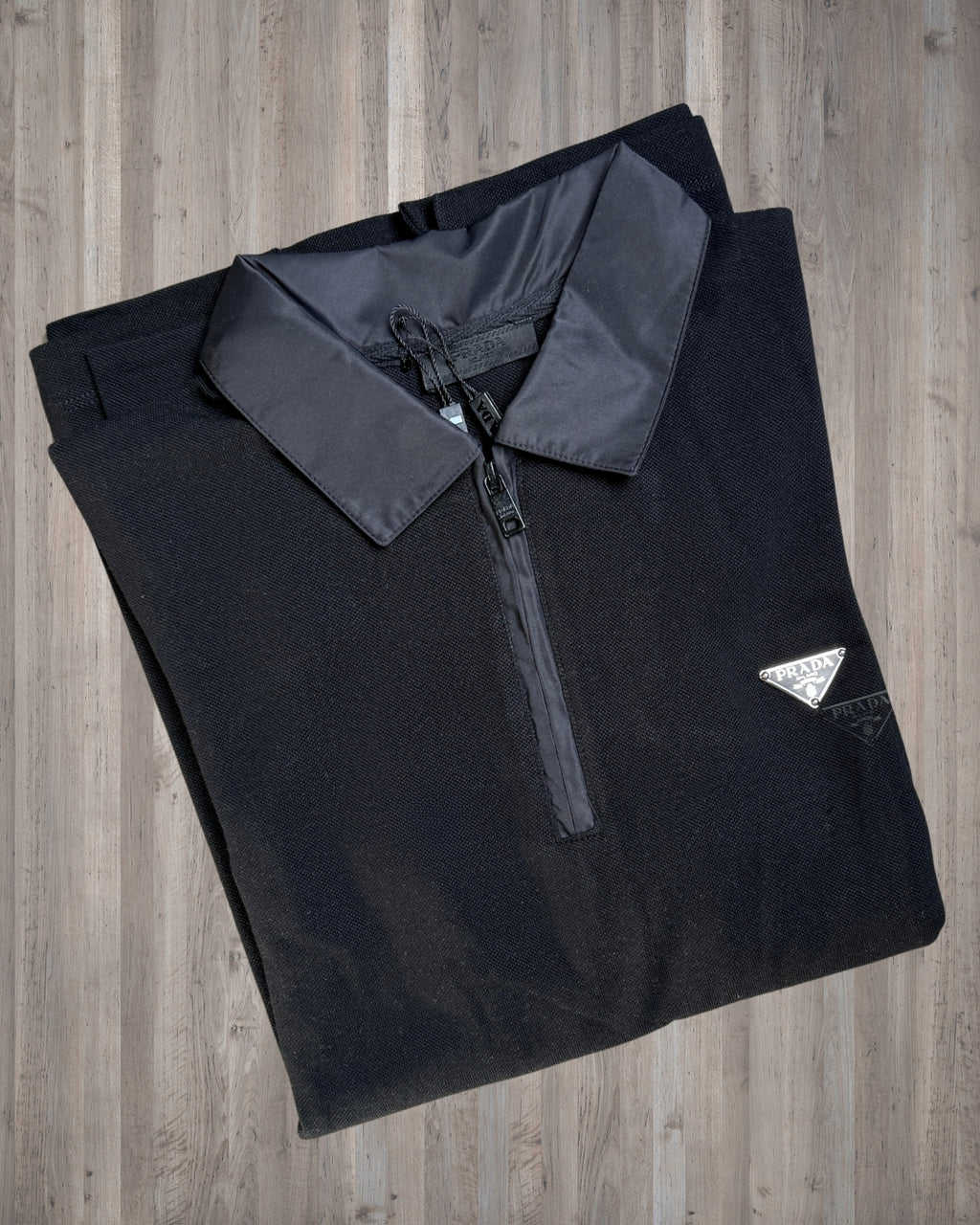 Prada shirt half zipper
