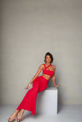 Elina Red Dress